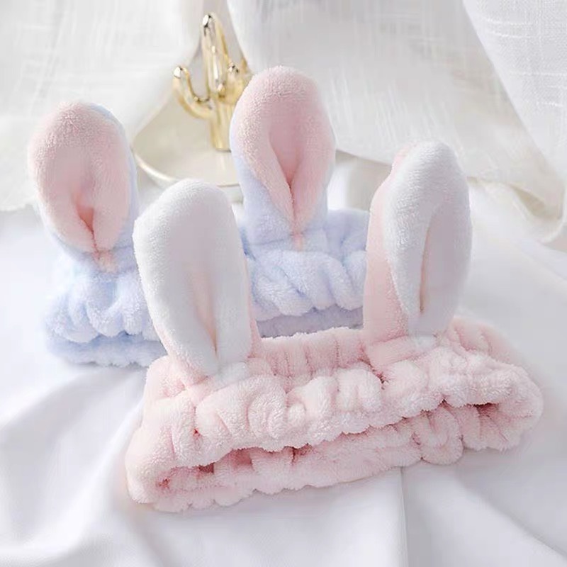 Băng Đô Tai Thỏ Cực Cute Vituni Bờm Tóc Trang Điểm Dễ Thương BD15