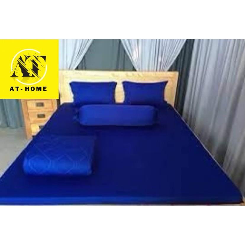 Ga - Drap Giường Lẻ Thun Mát Lạnh Thương hiệu LAN PHAM BEDDING - Màu Xanh Coban