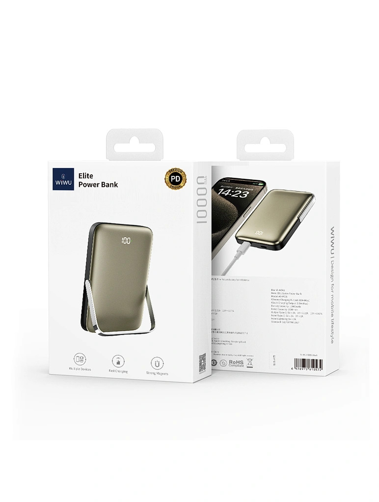 Pin Sạc Dự Phòng WiWU Elite 3 in 1 10.000mAh WI-P018 - Hàng Chính Hãng