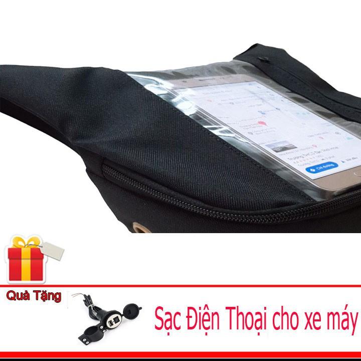 Túi treo đầu xe máy Sunha chuyên dụng xem bản đồ dành cho xe ôm SGT 0439