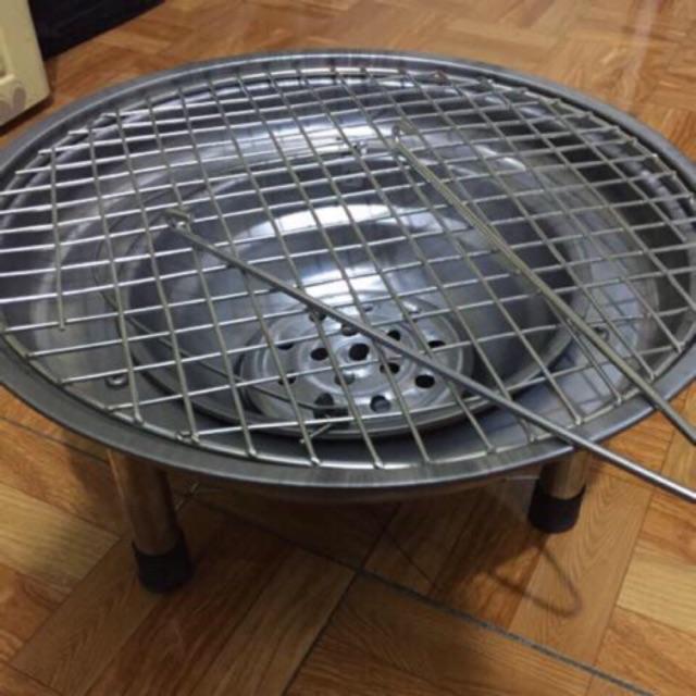 Bếp nướng than hoa Inox tròn