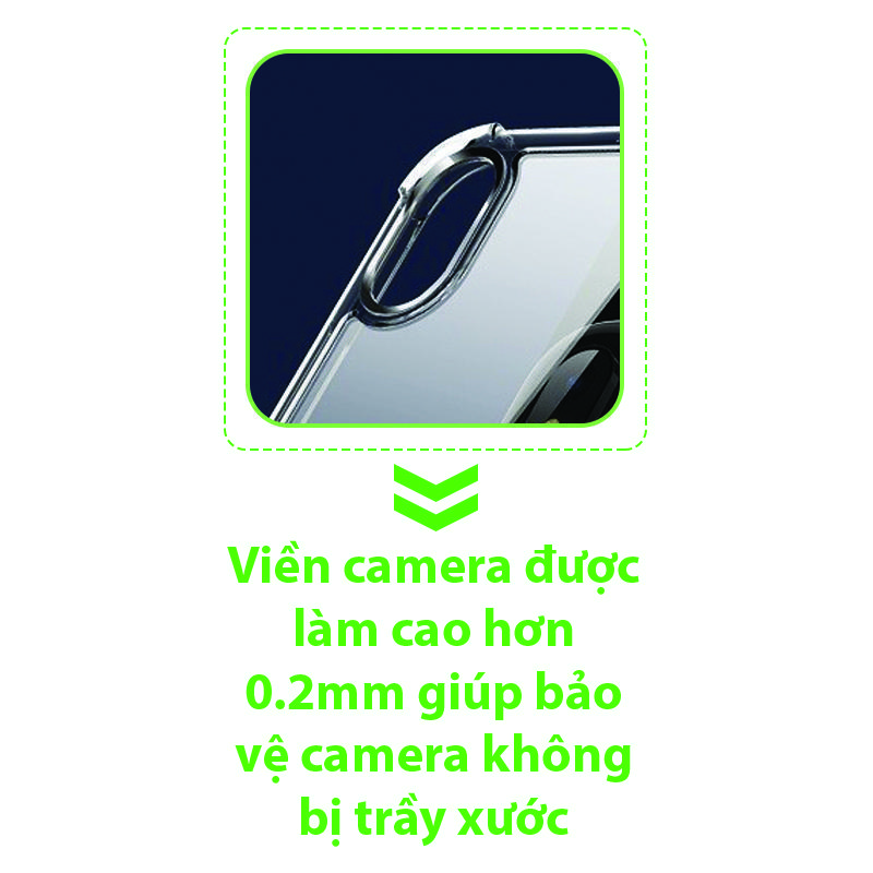 Ốp Lưng Chống Sốc cho điện thoại Samsung Galaxy S10 Lite / M80s - 04072 - Dẻo Trong - Hàng Chính Hãng