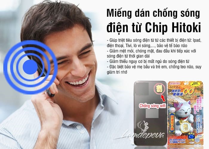 Miếng Dán Chip Triệt sóng điện Từ , Ngăn bức xạ Điện Thoại, cục phát wifi, lò vi sóng