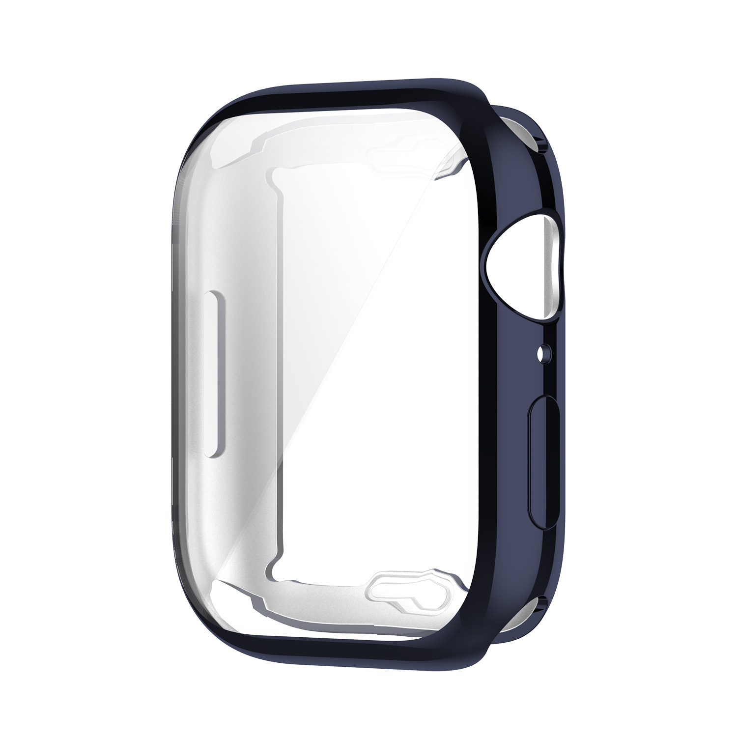 Ốp Case TPU Bảo Vệ Màn Hình Mạ Chrome cho Apple Watch Series 7 (Size 41mm/45mm)