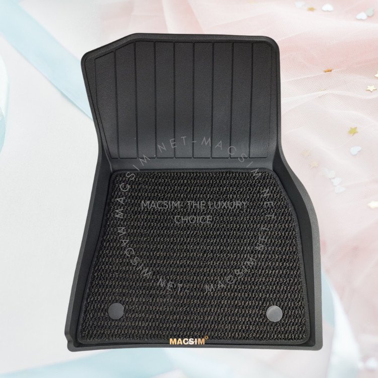 Thảm lót sàn ô tô 2 lớp cao cấp dành cho xe BMW X6 2019-2022 nhãn hiệu Macsim 3w chất liệu TPE