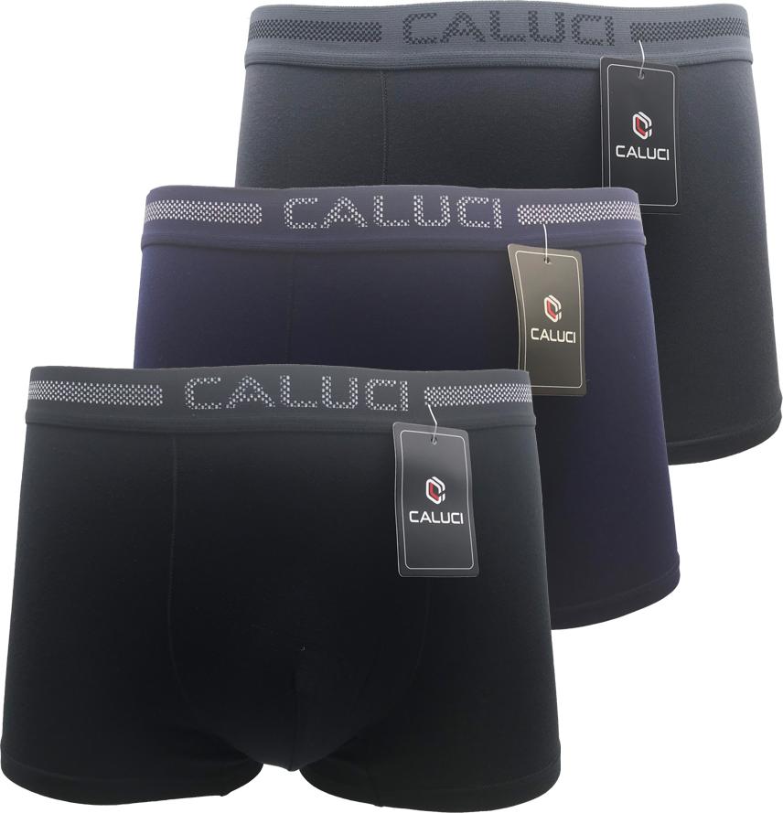 Combo 3 Quần Lót Nam Boxer Chất Liệu Sợi Sồi Cao Cấp CALUCI CBX 08, Mềm Mịn, An Toàn, Thân Thiện Với Làn Da (Giao Màu Ngẫu Nhiên) - Hàng Chính Hãng