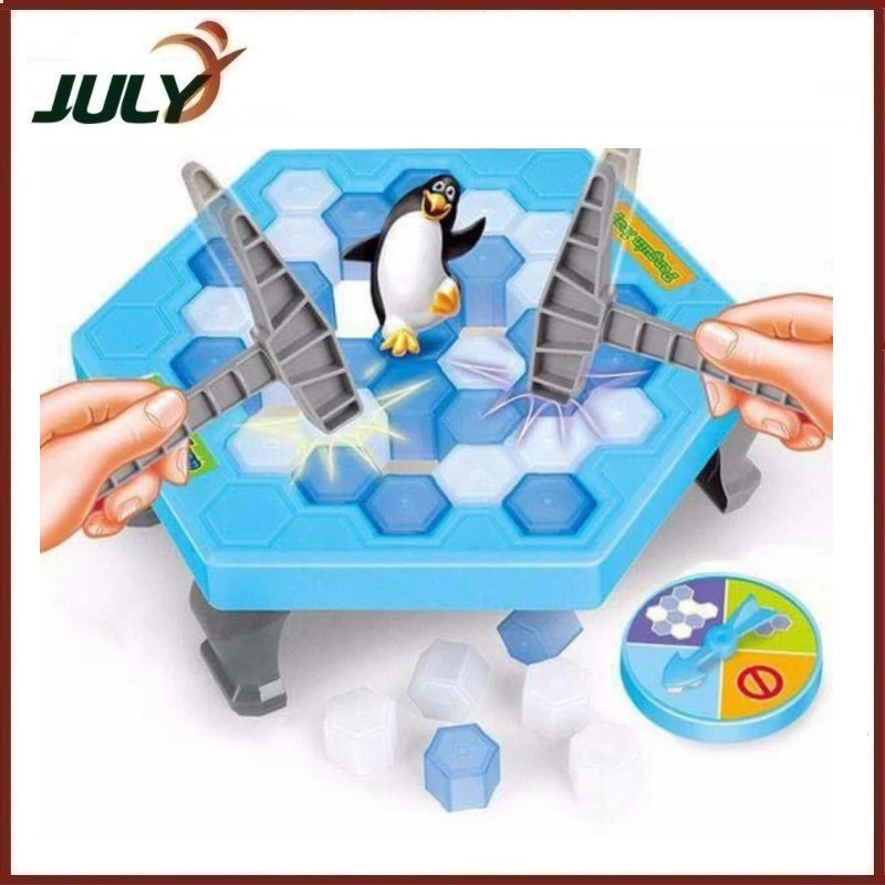 Bộ đồ chơi đập khối đá cứu chim cánh cụt cho bé