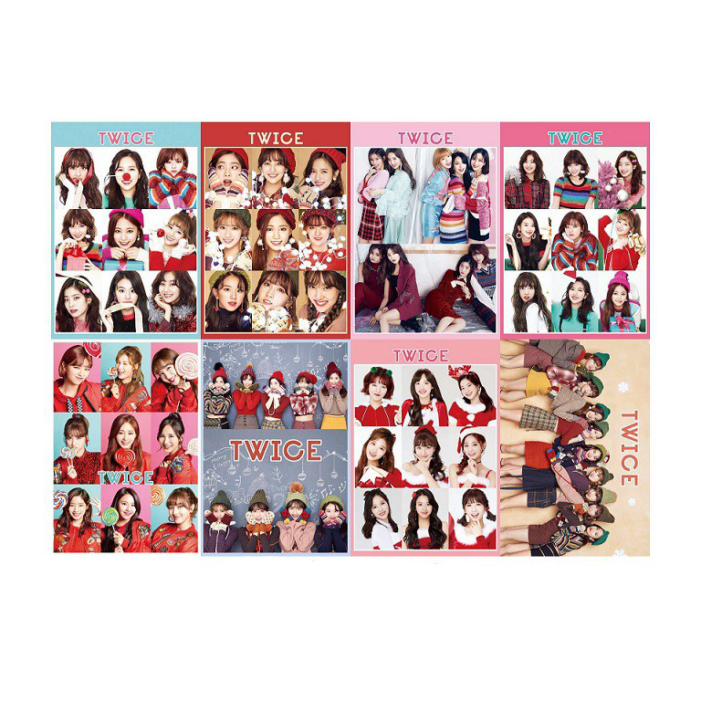 Poster Twice a3 8 tấm đẹp độc đáo