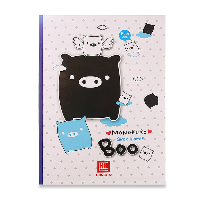 Vở 4 ly ngang 200 trang South Star Monokuro Boo 0735