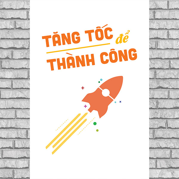 Tranh Slogan Tạo Động Lực Văn phòng DLVP-04 (Không bao giờ là thất bại tất cả chỉ là thử thách)