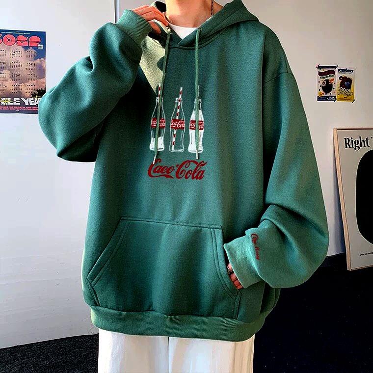 Áo hoodie nam nữ caco chất nỉ bông siêu dày , phom rộng size từ 37 đến 65kg
