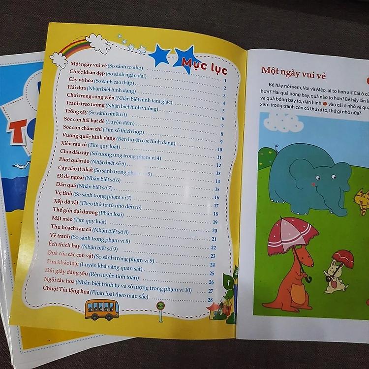 Sách Dạo chơi cùng Toán học - Trò chơi dán giấy