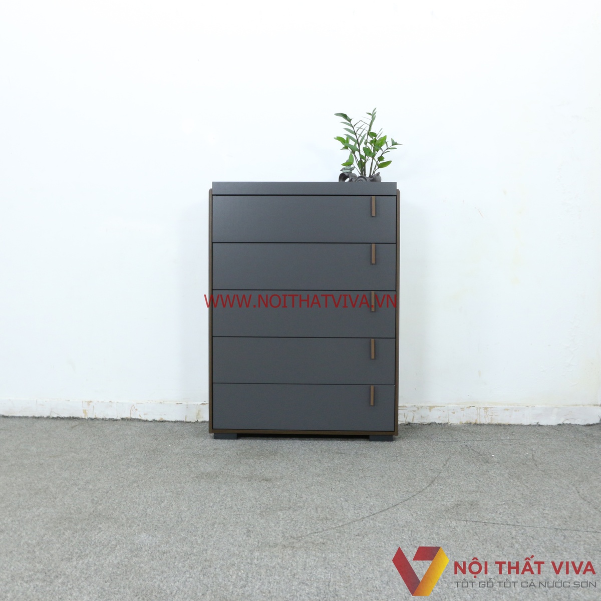 Tủ Giày Gỗ 5 Tầng Tiện Dụng Nhập Khẩu Hiện Đại Màu Nâu Vân Gỗ Phối Xám