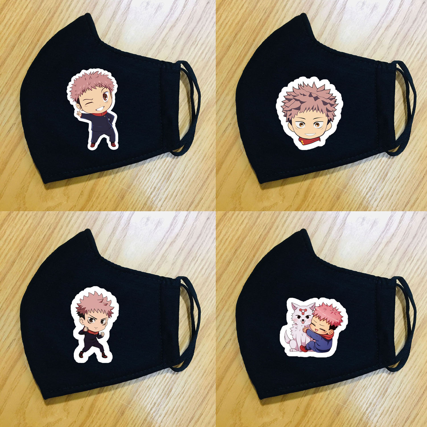 Khẩu trang Jujutsu Kaisen set 2 cái nhiều mẫu