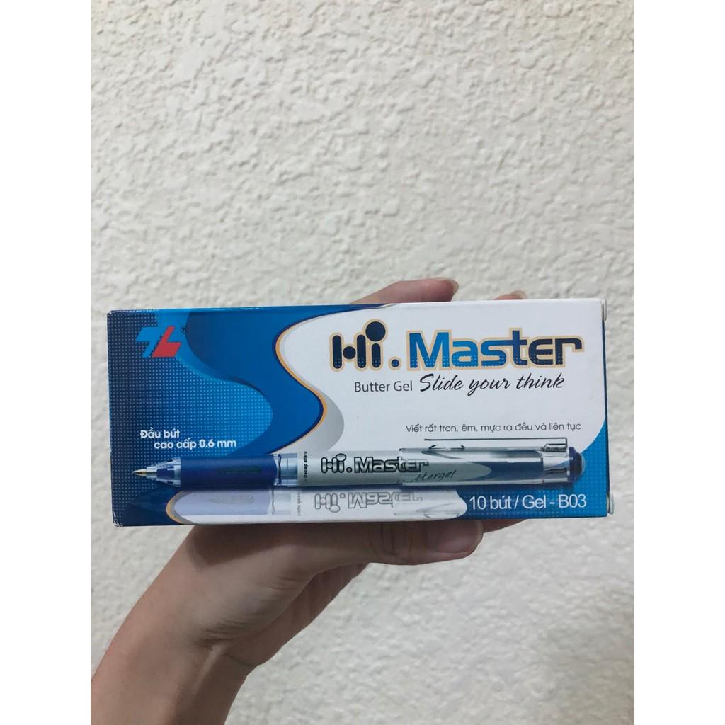 Bút Thiên Long Gel Hi Master B03 mực xanh