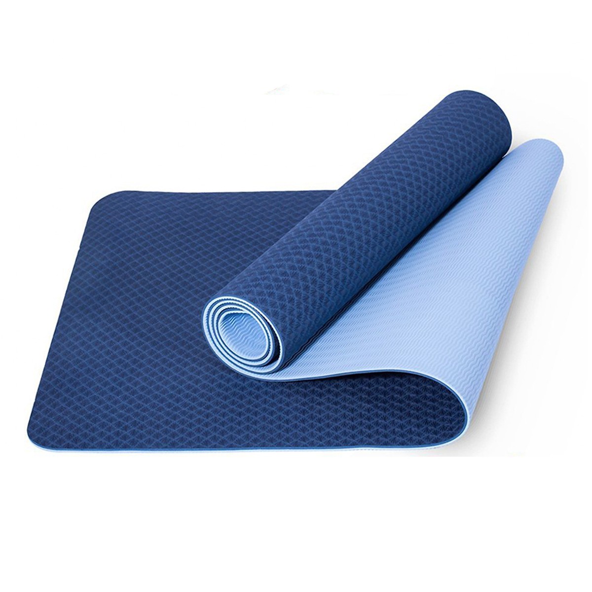 Thảm Tập YoGa TPE Dày 6mm Gym miDoctor + Bao Thảm Tập Yoga + Dây Thảm Tập Yoga (Túi, Dây Giao Màu Ngẫu Nhiên)