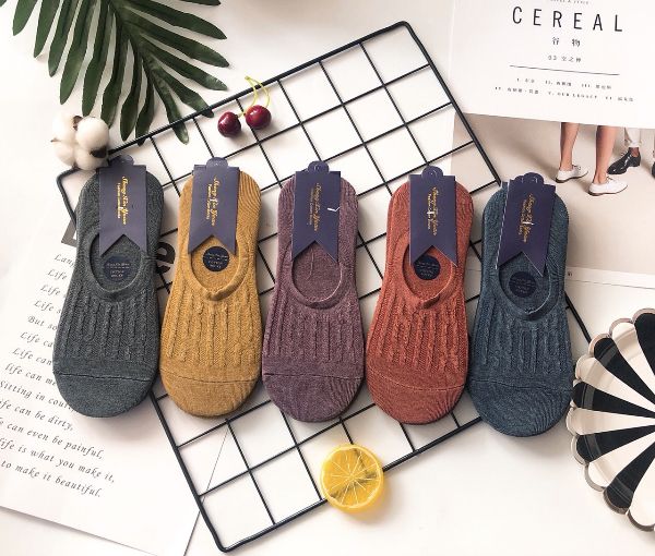 Set 5 Tất Hài Nữ Gân Tăm - TGHN