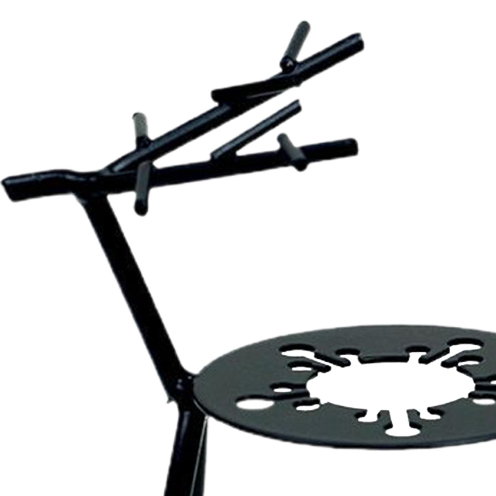 Metal Reindeer Tealight Candle Holders .5x7x10cm Black Finished