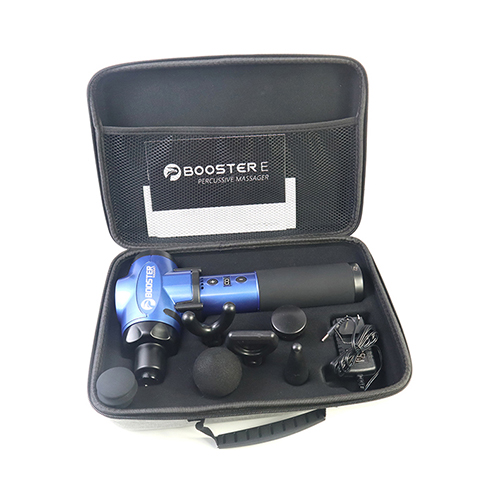 Máy  massage cầm tay 9 tốc độ trị đau nhức giãn cơ Fascial Gun BOOSTER E - 135W, 6 đầu