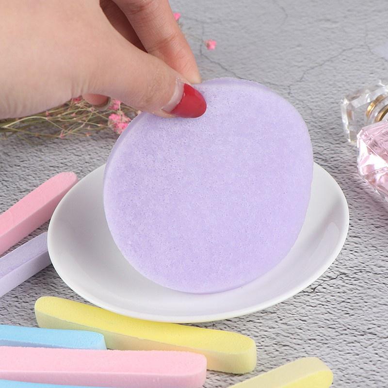 Bông nở rửa mặt Chivey / Miếng mút rửa mặt bọt biển dạng nén, Bông mút bọt biển siêu mềm rửa mặt