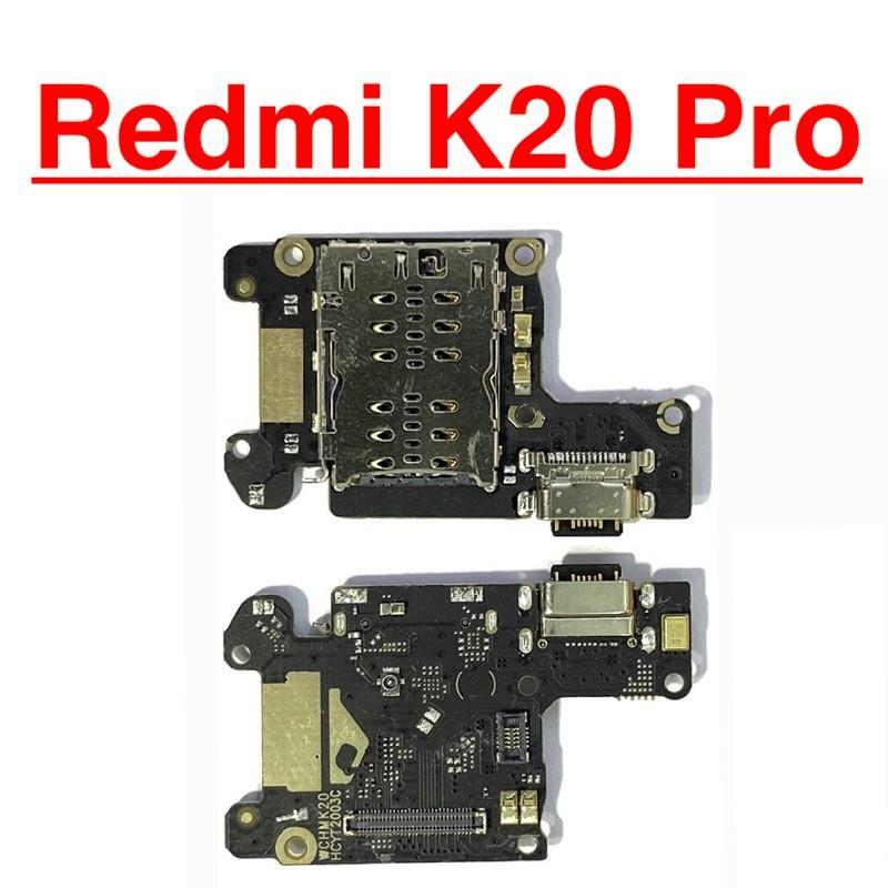 Cụm Chân Sạc Cho Xiaomi Redmi K20 Pro Bo Main Sạc Kèm Ổ Sim Main Borad Mạch Sạc