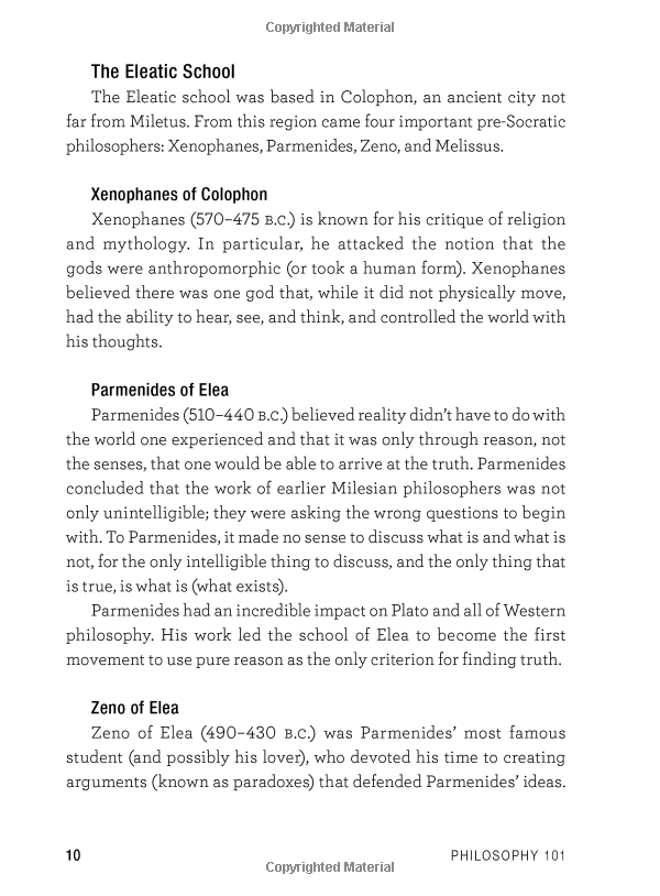 Philosophy 101 : From Plato and Socrates to Ethics and Metaphysics, an Essential Primer on the History of Thought