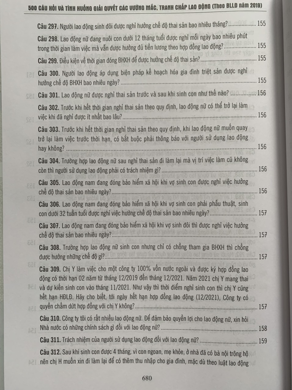 500 Câu hỏi và tình huống giải quyết các vướng mắc tranh chấp lao động