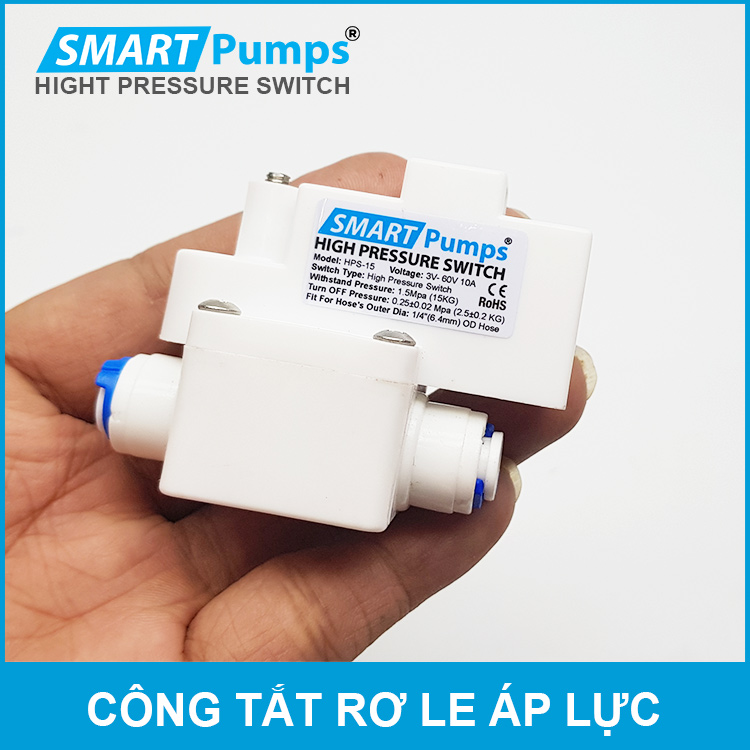 Công tắt áp cao máy bơm máy lọc nước Smartpumps chính hãng