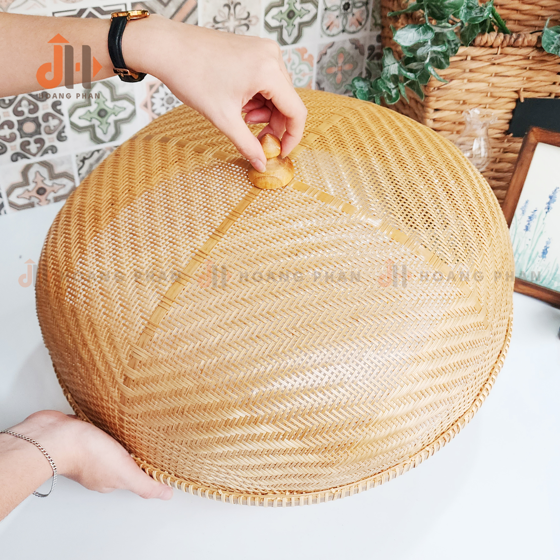 Lồng bàn tre nan đôi Bắc Bộ