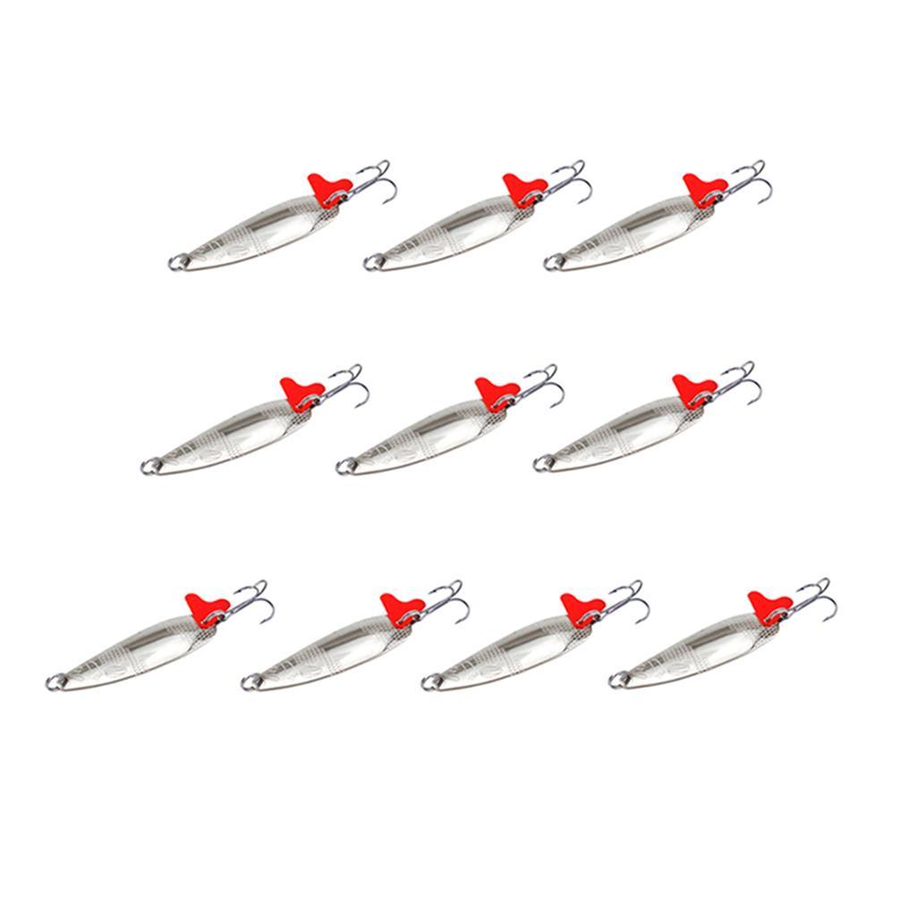 10pcs Fishing Baits Sequins Fishing Baits Replacement Supplies