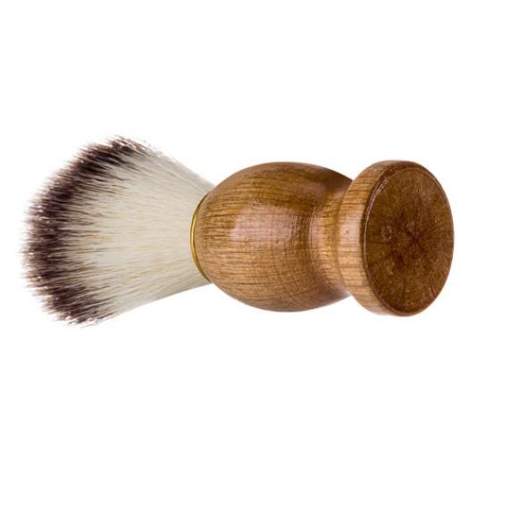 Cọ cán gỗ dùng để bôi bọt cạo râu với lông mềm mại tiện lợi cho nam