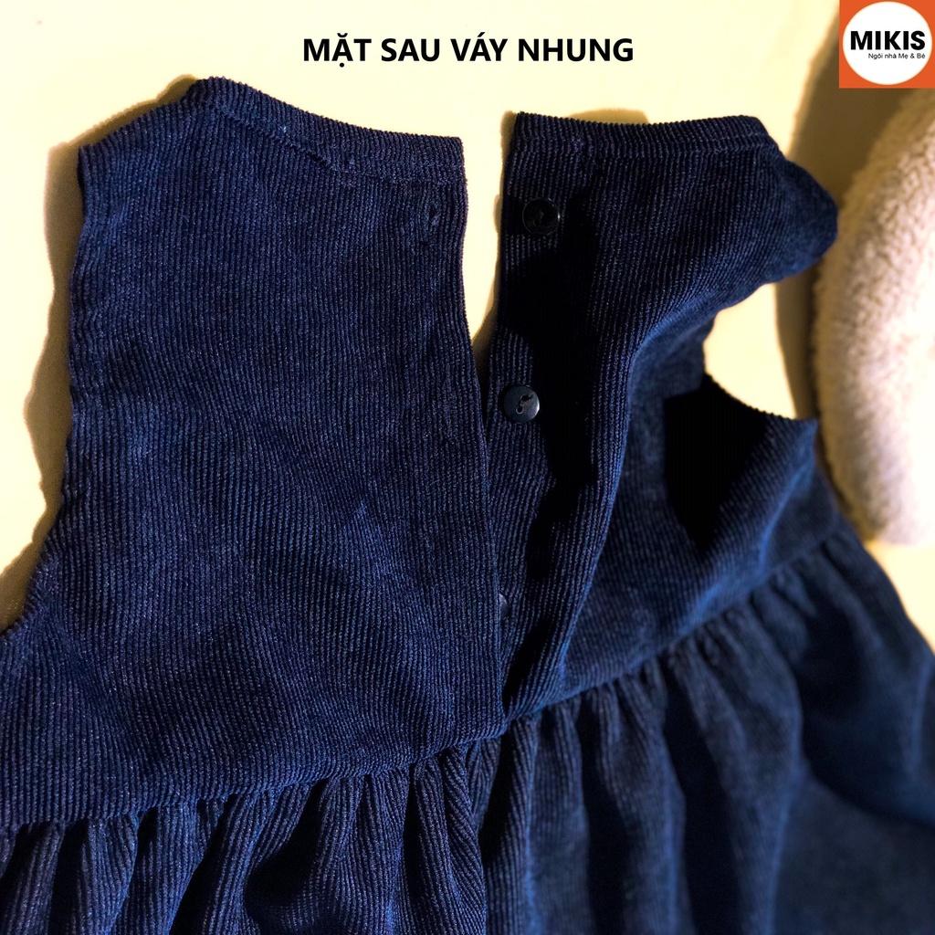 Bộ Váy Áo Yếm Nhung