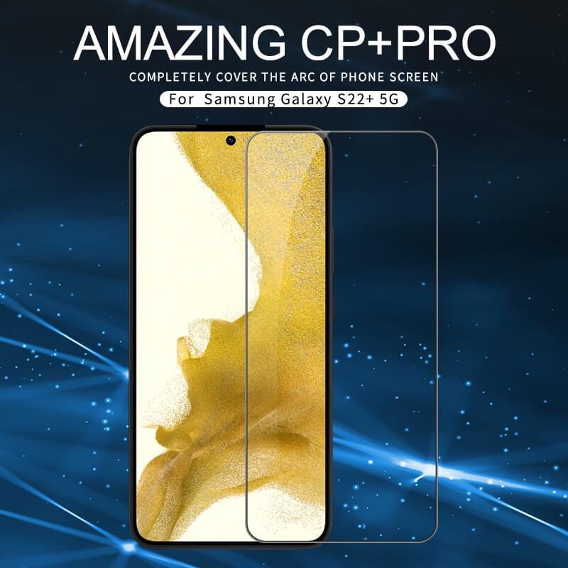 Kính cường lực full màn hình Nillkin Amazing CP+ Pro cho Samsung Galaxy S22 Plus - Hàng chính hãng