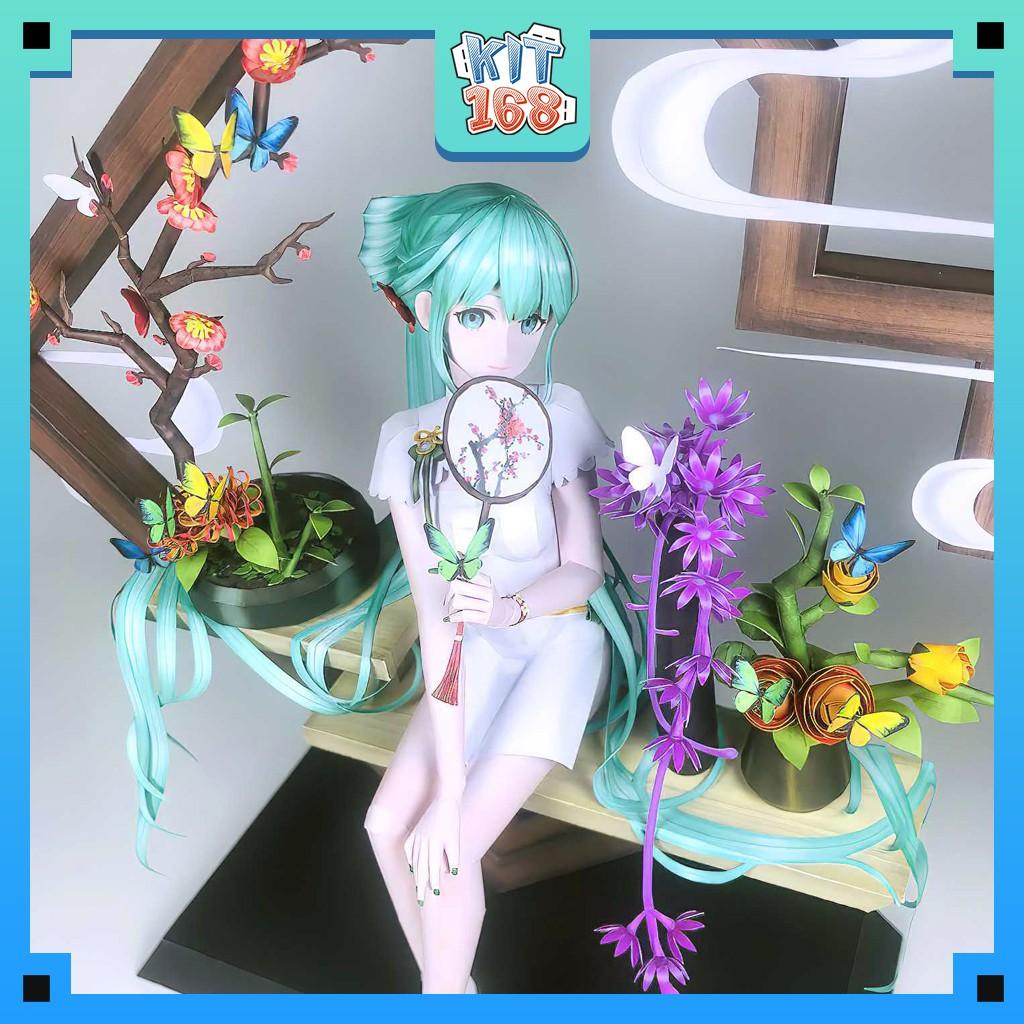 Mô hình giấy Virtual Idol Myethos Cheongsam Miku – Vocaloid