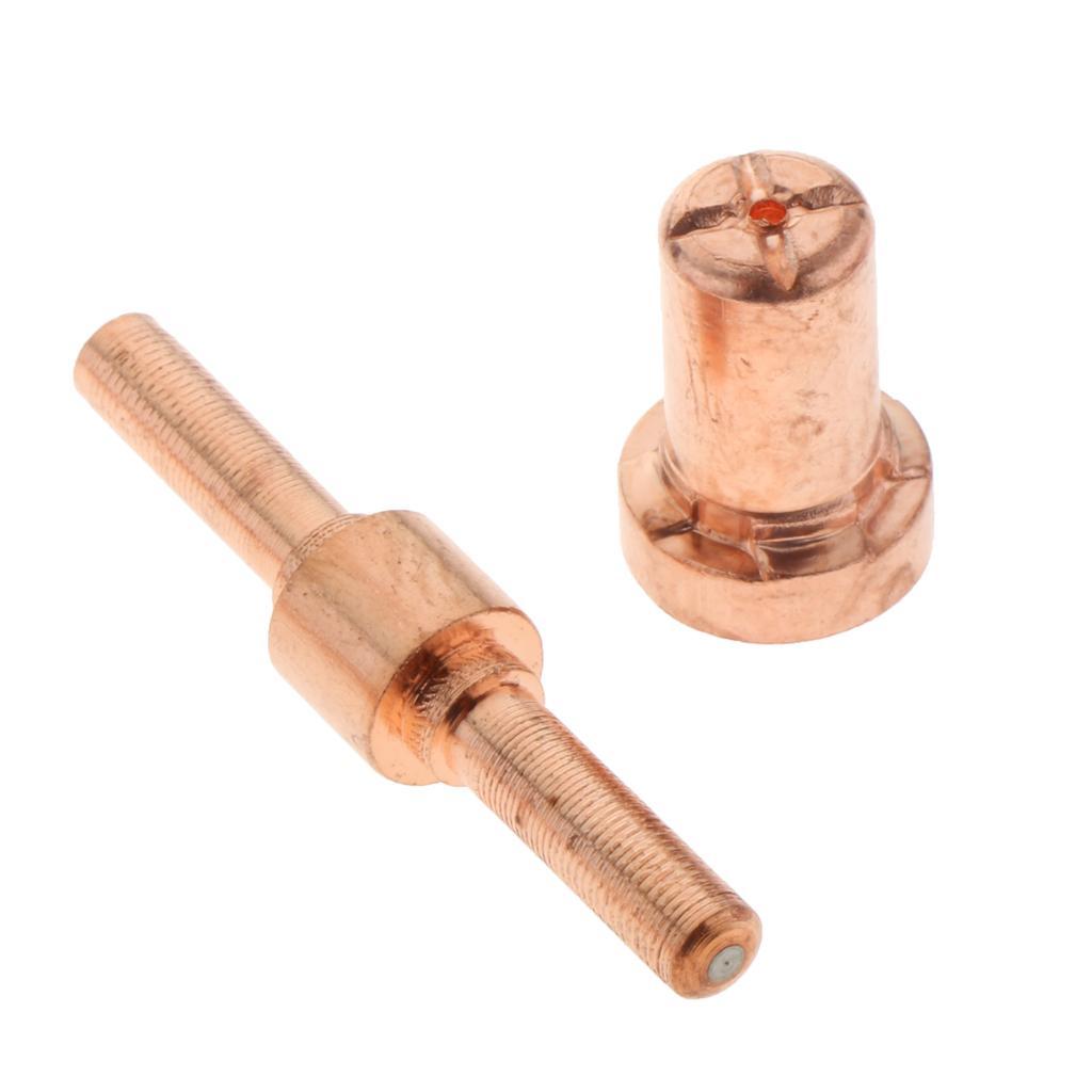 40pcs 40A Extended Plasma Cutting Consumables Torch Nozzle