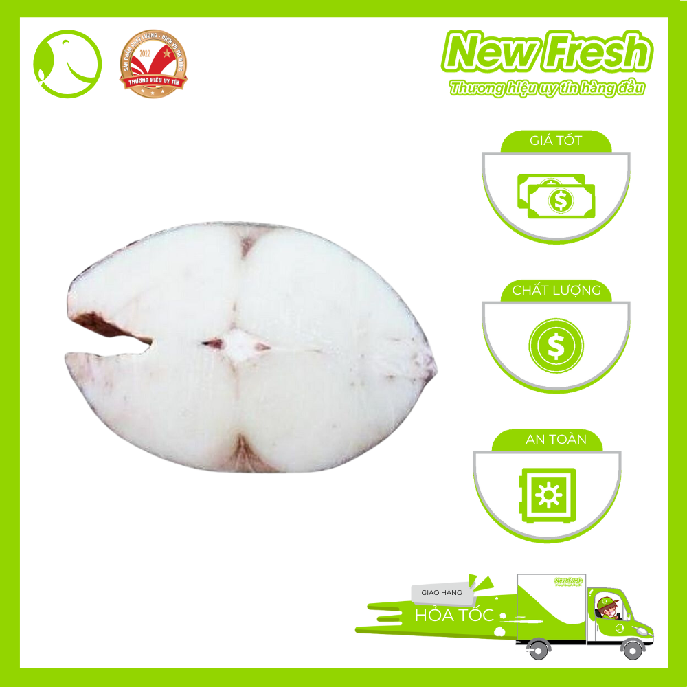 [Chỉ Giao HCM] Cá Thu Đen Cắt Khoanh Chuẩn 100% Xuất Khẩu Túi 1Kg