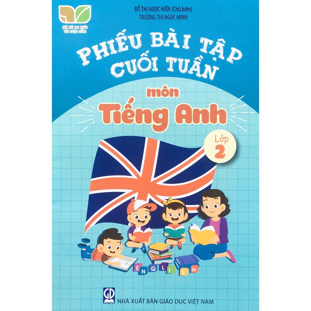 Combo Phiếu Bài Tập Cuối Tuần Tiếng Anh + Vở Tập Viết Tiếng Anh Lớp 2 (2 cuốn)