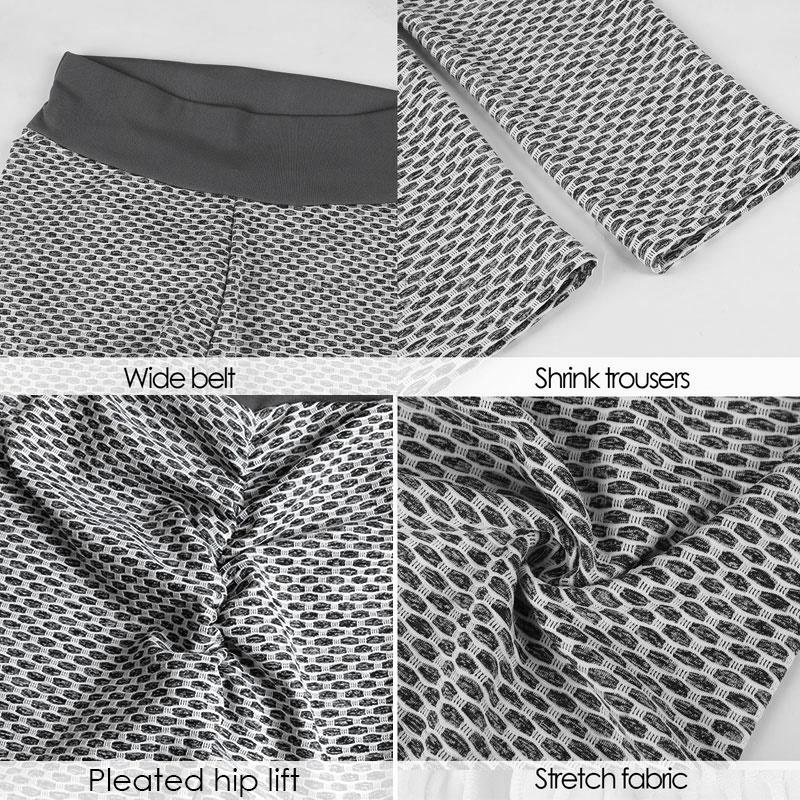Cà vạt nhuộm quần short yoga liền mạch nữ quần short tập thể dục cao eo Color: 1-grey blue Size: S