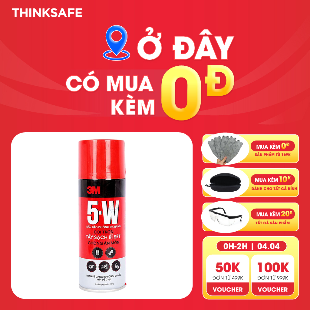 Dầu bôi trơn chống rỉ sét đa năng 3M 5-W