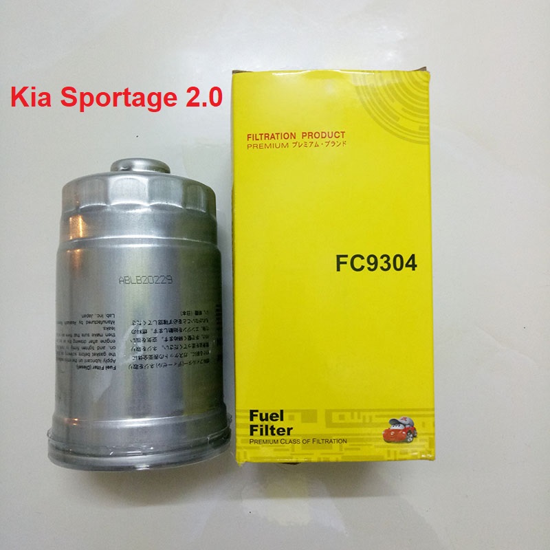 Lọc nhiên liệu, lọc dầu diesel cho xe Kia Sportage 2.0 máy dầu 2004-2010 mã phụ tùng 31922-4H000 mã FC9304