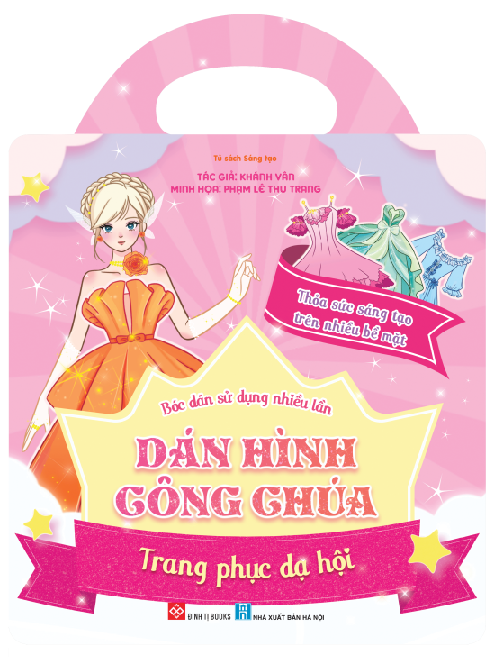 Sách Bóc Dán Sử Dụng Nhiều Lần - Dán Hình Công Chúa - ảnh 2
