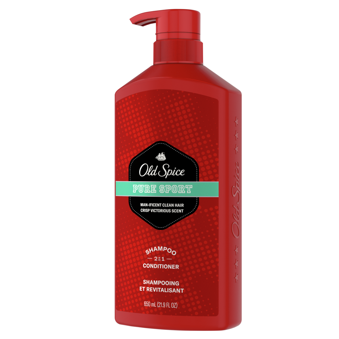 Combo 2 Dầu Gội OLD SPICE 2in1 Hương Nước Hoa Cho Nam Chai 650ml x2