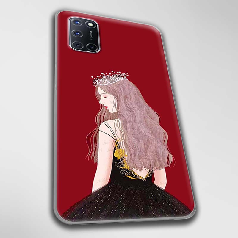 Ốp lưng dành cho Oppo A52, Oppo A92 mẫu Nữ hoàng