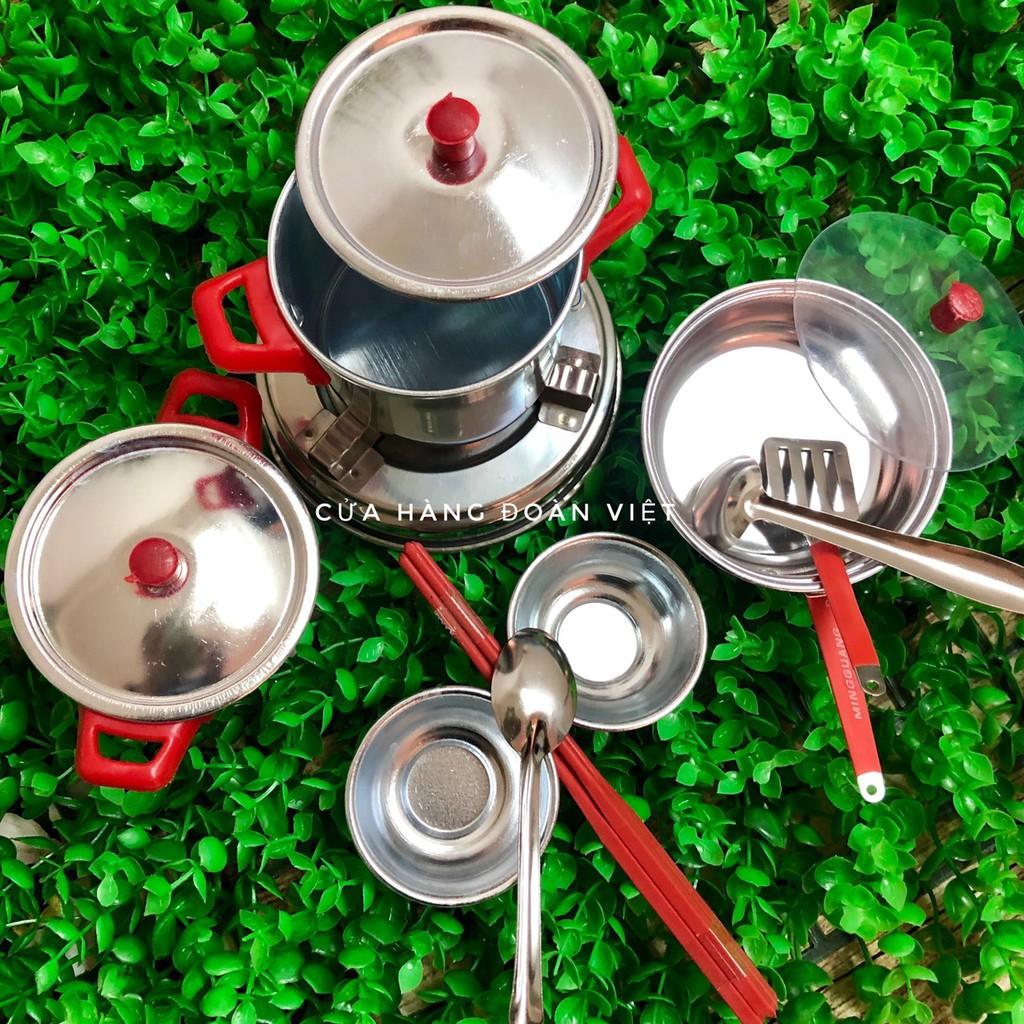 Bộ Đồ Chơi Nấu Ăn Bằng Nhôm Dày - Dụng cụ Mô hình nhà bếp nhà bếp như thật. Chuyên phục vụ Sp Gia dụng, Khuôn làm bánh,