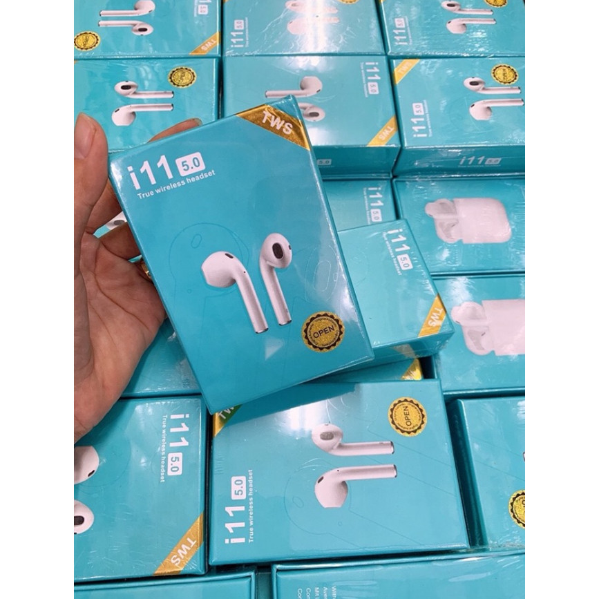 Bluetooth i11 TWS 5.0 True wireless headset Cảm ứng