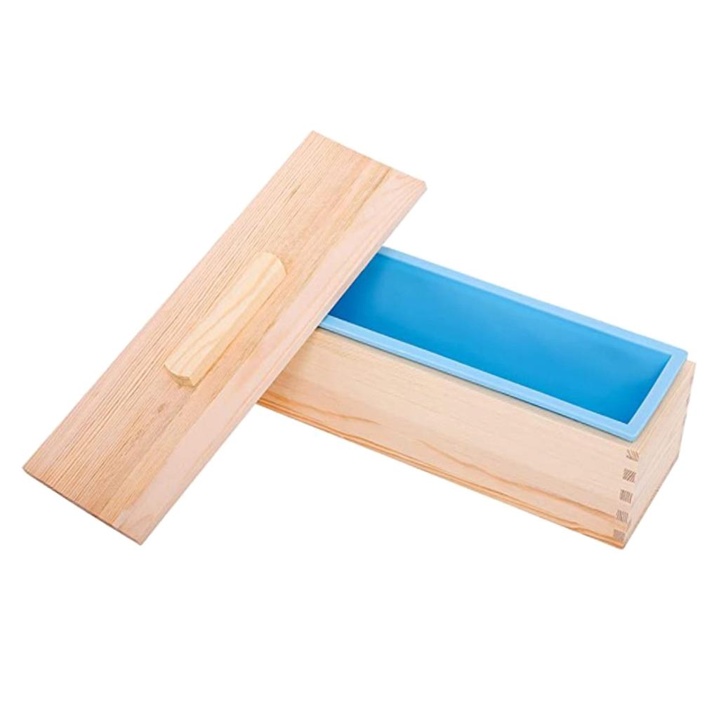 42oz Soap Silicone  Loaf Wood Box for  Making DIY
