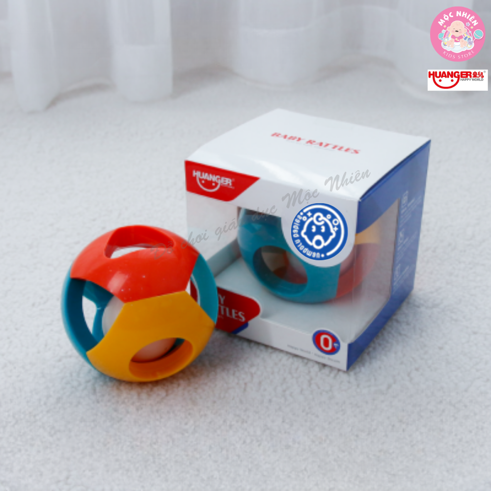 Đồ Chơi Xúc Xắc HUANGER HE0142 Baby Rattles - Bóng Xúc Xắc Cho Bé Sơ Sinh Từ 0 Tháng Tuổi