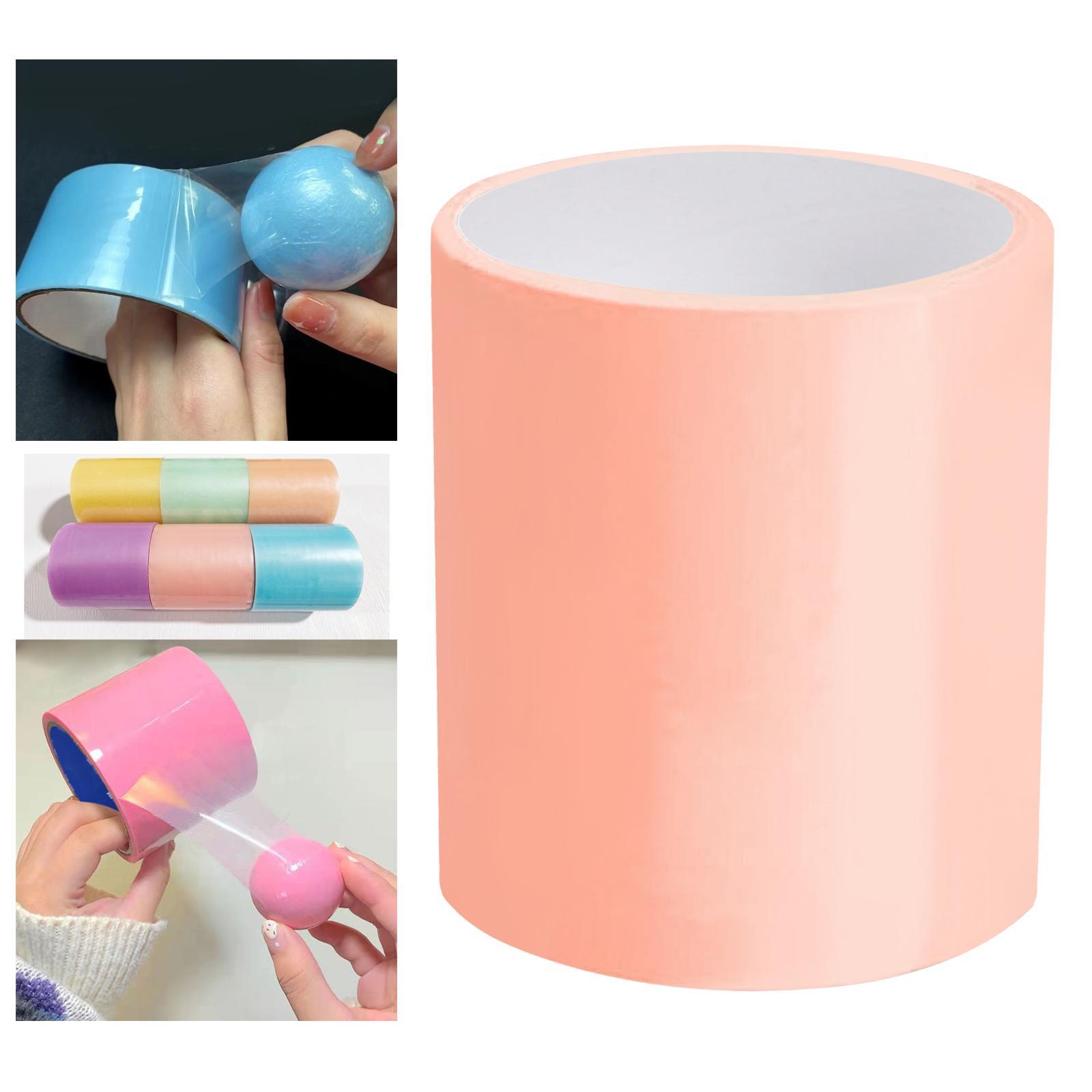 Sticky Ball Rolling Tape Game Unzip Tape for Children Stationery Scrapbook