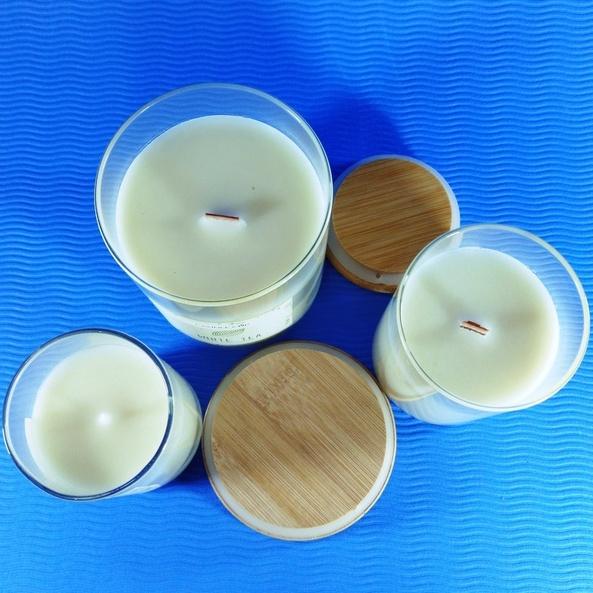 Nến thơm AGAYA mùi White Tea - Nến thơm tinh dầu thiên nhiên hương thơm của sự thuần khiết và tinh tế