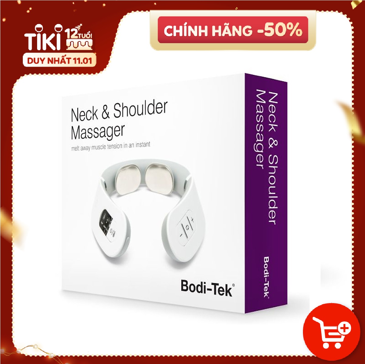 Máy massage vùng cổ vai gáy Neck &amp; Shoulder Massager Bodi-Tek  NEMA